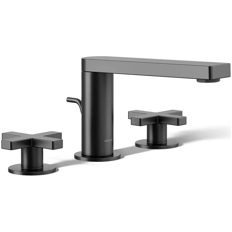 Seasonal Sale Kohler Composed Widespread Bathroom Faucet with Cross Handles and Pop-Up Drain