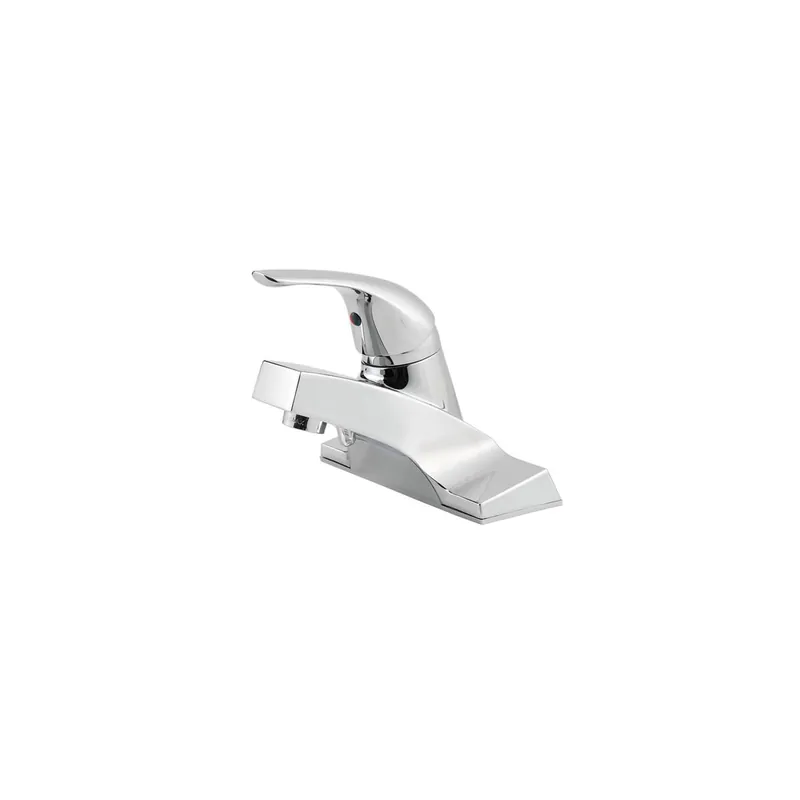 Pfister Pfirst Series 1.2 GPM Centerset Bathroom Faucet with Metal Pop-Up Drain Assembly Hassle-Free Returns