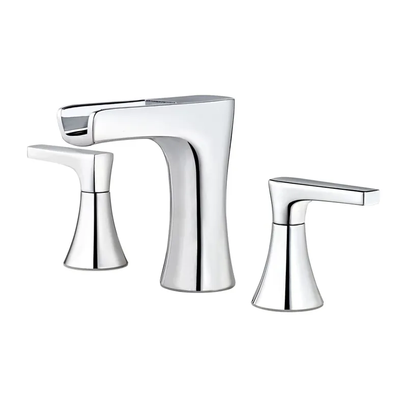 Clearance Pfister Kelen 1.2 GPM Widespread Bathroom Faucet with Waterfall Spout and Drain Assembly