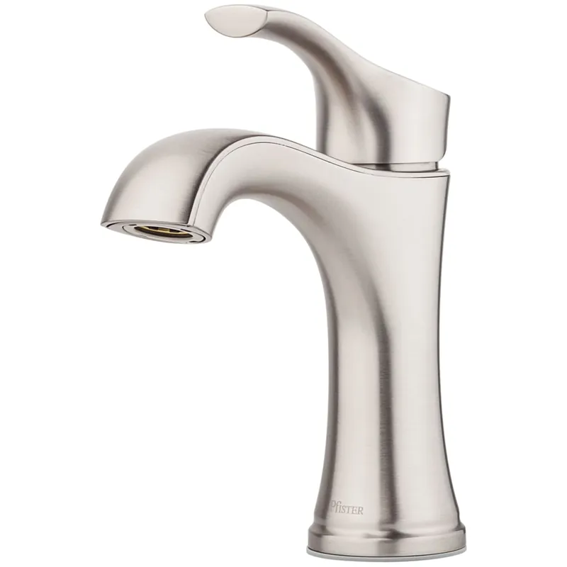 Authentic Pfister Woodbury 1.2 GPM Single Hole Bathroom Faucet with Pfast Connect, Pforever Seal Valves, Spot Defense and TiteSeal – Includes Push & Seal Drain Assembly