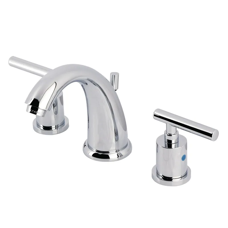 Save Now Kingston Brass Manhattan 1.2 GPM Widespread Bathroom Faucet with Pop-Up Drain Assembly