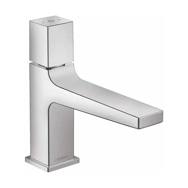 Hansgrohe Metropol 1.2 (GPM) Single Hole Bathroom Faucet with Push Button Handle Less Drain Assembly - Limited Lifetime Warranty Final Sale