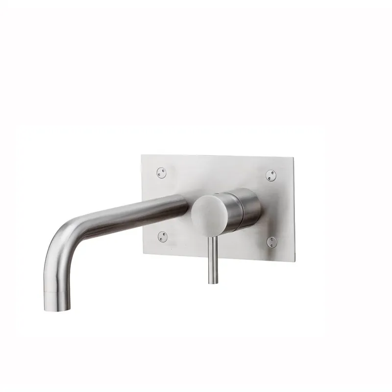 WS Bath Collections Steel Wall Mounted Tub Filler with Metal Lever Handle Hot Picks