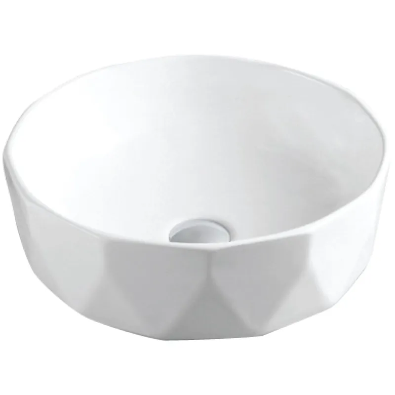 High Quality Karran USA Valera 16-1/2" Circular Vitreous China Vessel Bathroom Sink