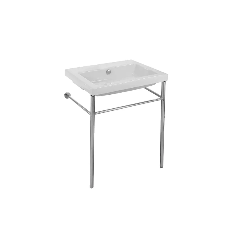 Nameeks Tecla 23-5/8" Ceramic Bathroom Sink For Console Installation - Includes Overflow Place Order