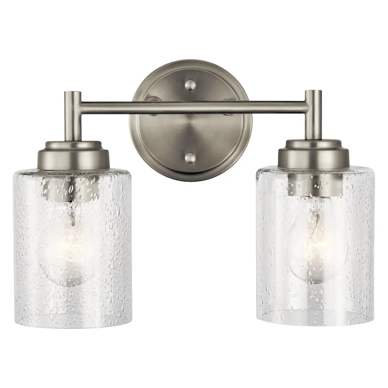 Kichler Winslow 2 Light 13" Wide Vanity Light Worldwide Shipping