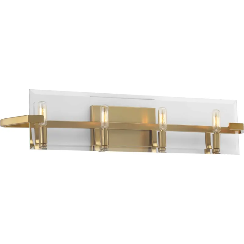 Progress Lighting Cahill 4 Light 30" Wide Bathroom Vanity Light Save Now