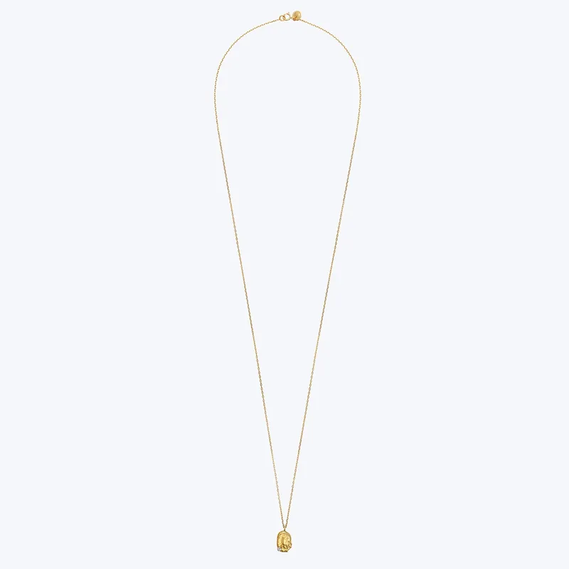 Budget Moonscape Long Diamond Nugget Necklace