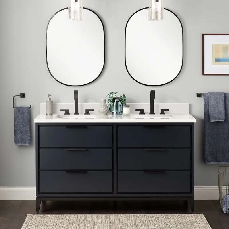 Don’t Miss Out Signature Hardware Hytes 60" Faucet Holes