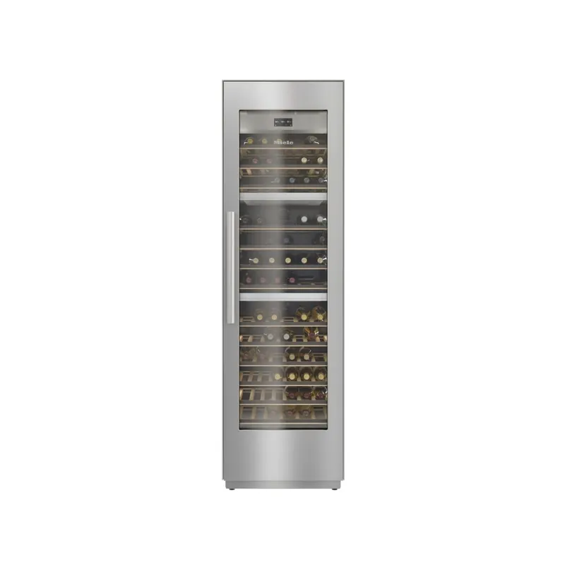 Miele 24 Inch Wide Right Hinge 104 Bottle Capacity Built-In Wine Cooler Must Have
