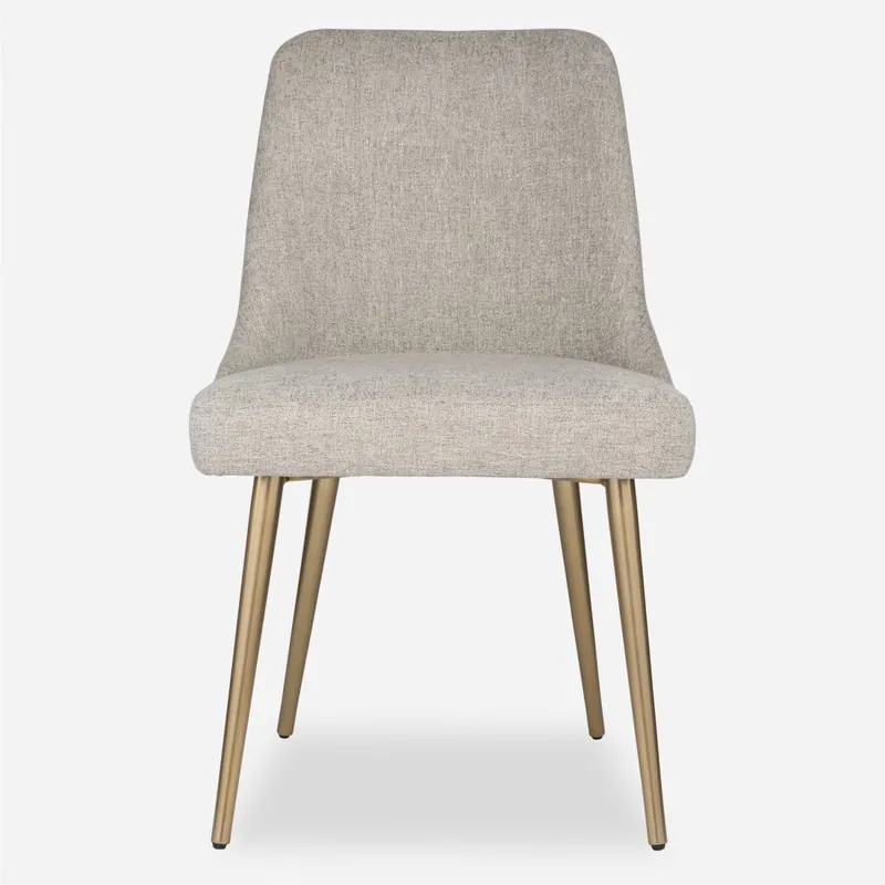 Cheap Uttermost Bramwell 21" Wide Metal Framed Polyester Dining Chair