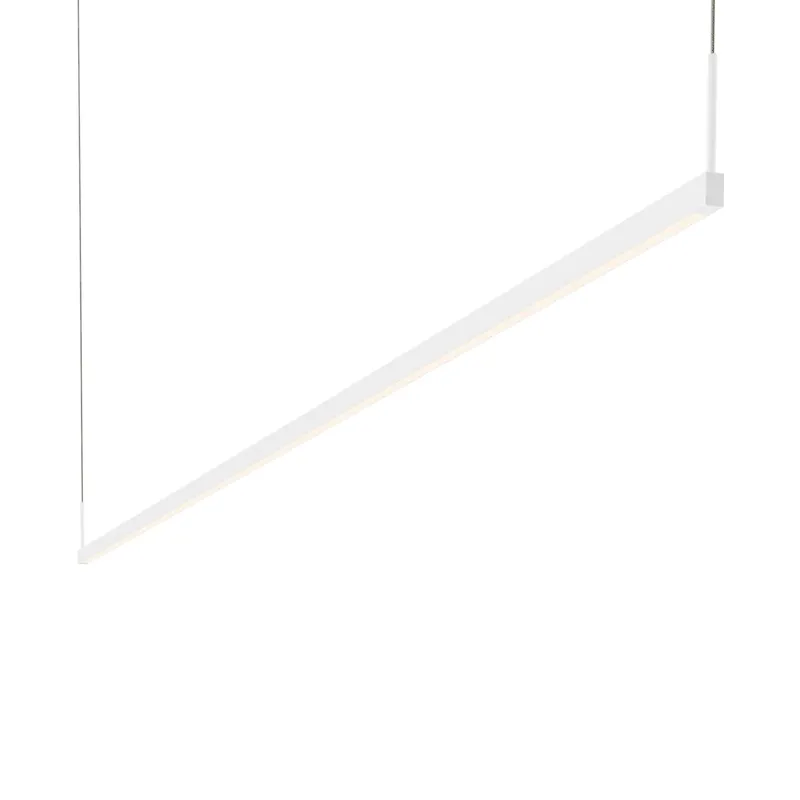 Authentic Sonneman Thin-Line 96" Wide Two Sided Integrated LED Suspension Linear Pendant - 3000K