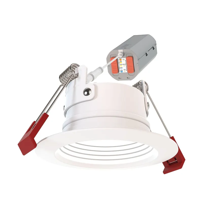 Buy Online Juno Lighting Wafer 2" Switchable White LED Canless Baffle Trim Recessed Light - IC Rated and Airtight