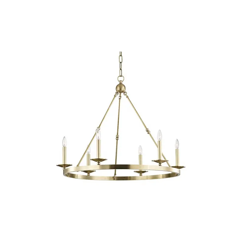 Limited Time Hudson Valley Lighting Allendale 6 Light 36" Wide Taper Candle Chandelier