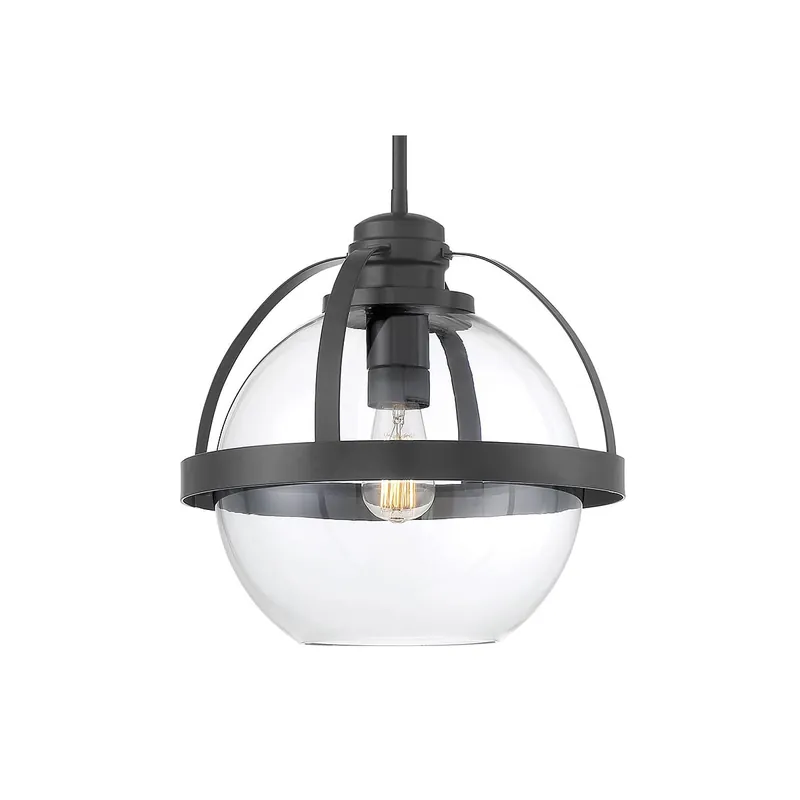 Savoy House Pendleton 14" Wide Pendant with Glass Shade Order Now