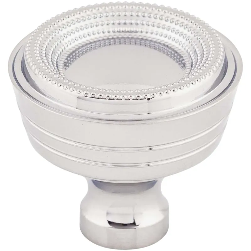 While Supplies Last Top Knobs Beaded 1-5/16 Inch Mushroom Cabinet Knob from the Edwardian Collection