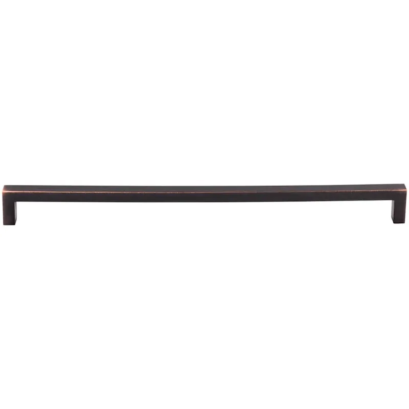Affordable Top Knobs Square 12-5/8 Inch Center to Center Handle Cabinet Pull from the Nouveau III Series