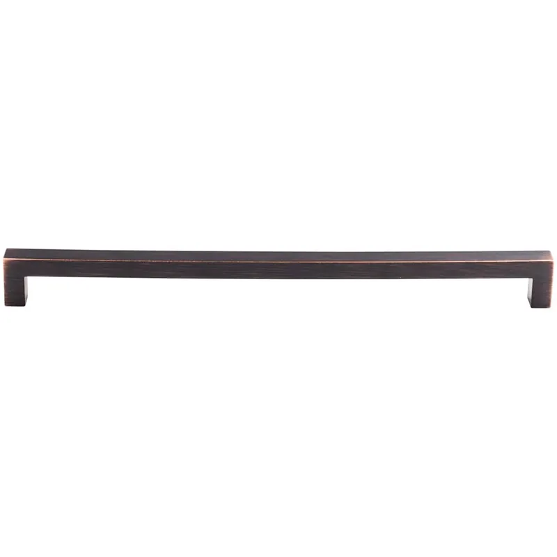 Affordable Top Knobs Square 12 Inch Center to Center Handle Cabinet Pull from the Nouveau III Collection