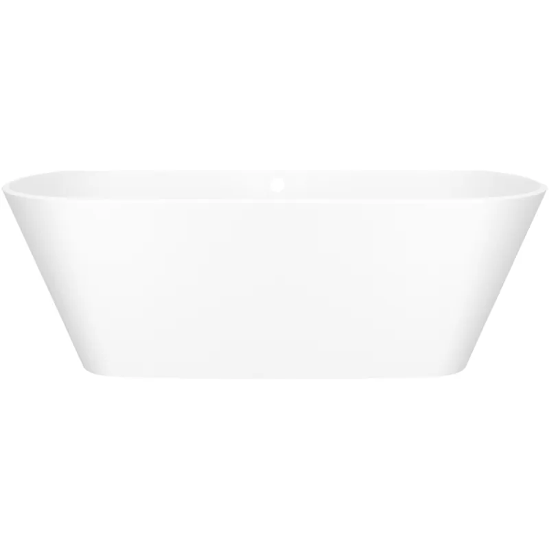 Price Cut Victoria and Albert Vetralla 65" Free Standing Volcanic Limestone Soaking Tub with Center Drain and Overflow