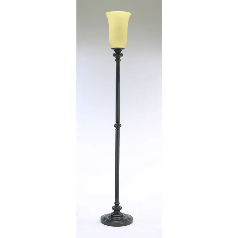 Best Price House of Troy Newport One Light Torchiere Lamp with Bell Shade
