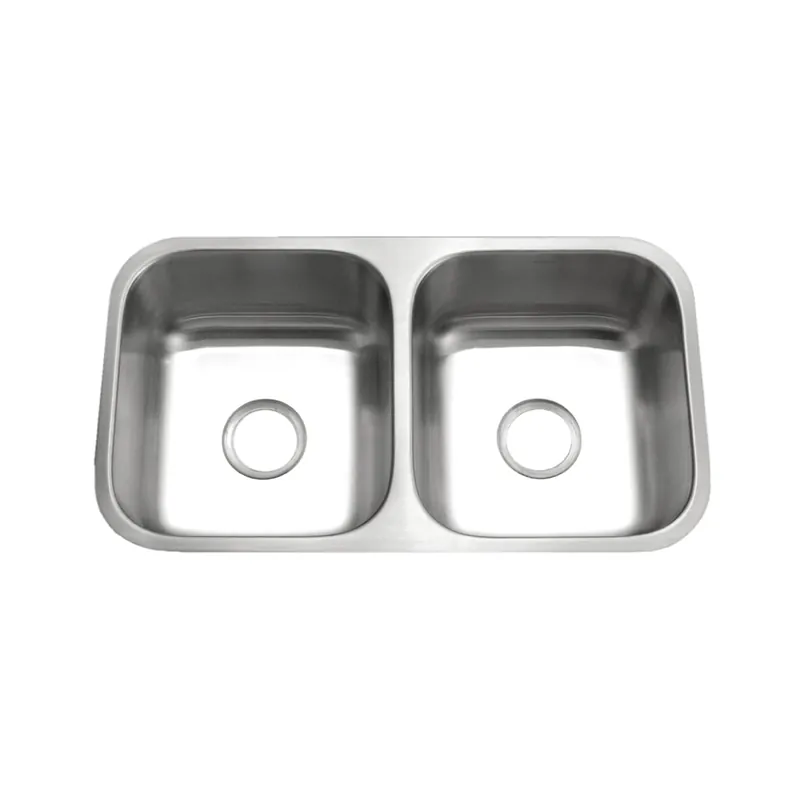 Houzer Eston 31-1/16" Undermount Double Basin Stainless Steel Kitchen Sink Best Choice