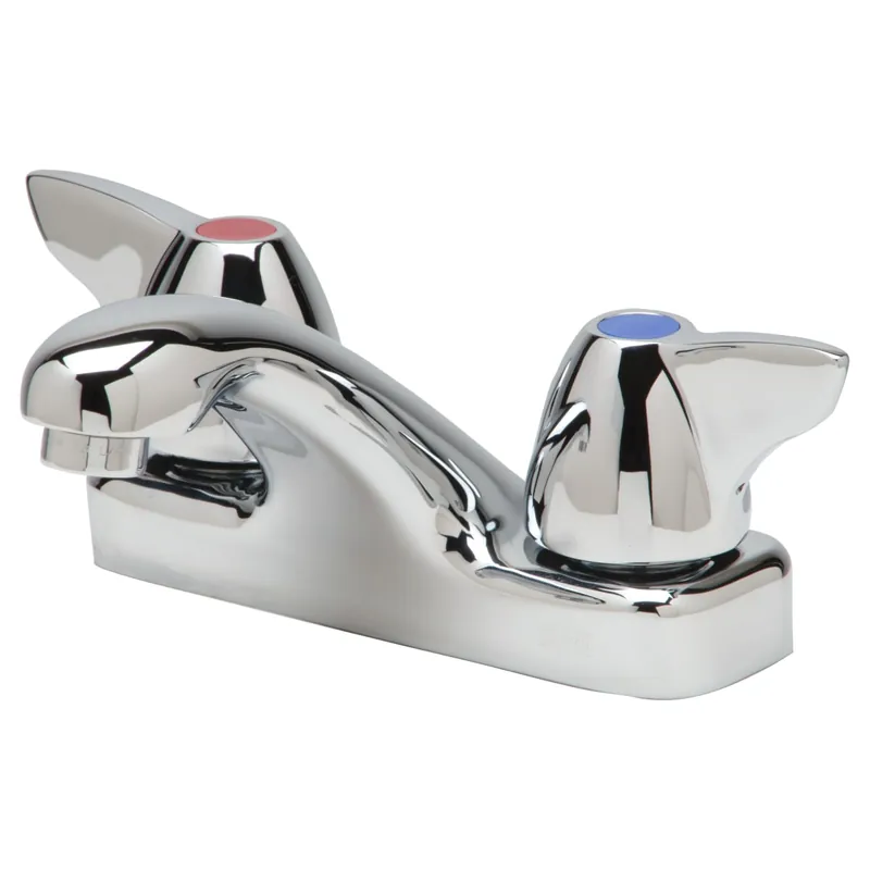 Zurn 4" Centerset Lead Free Double Handle Bathroom Faucet with Metal Wrist Blades and 0.5 GPM Vandal-Resistant Aerator from the AquaSpec Collection Super Sale