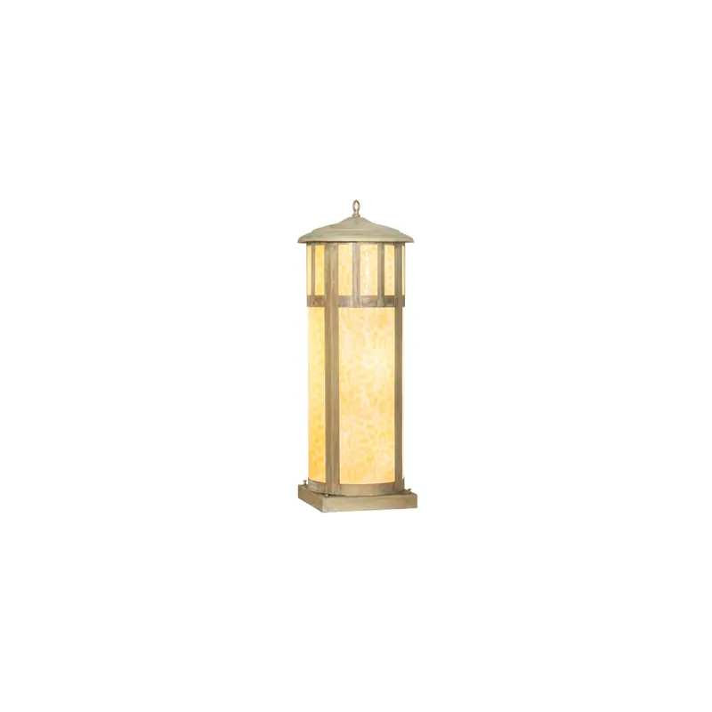 Fan Favorite Meyda Tiffany Double Bar 6 Light 38" Tall Pier Mount Post Light