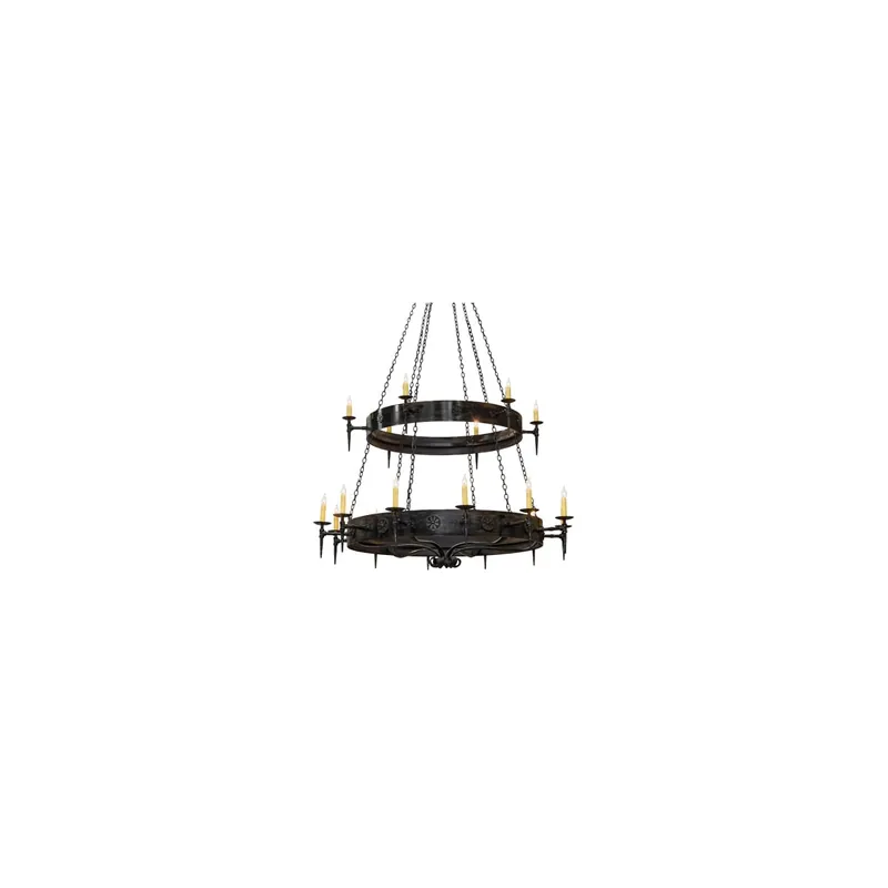 Affordable Meyda Tiffany Warwick 18 Light 72" Wide Taper Candle Style Chandelier