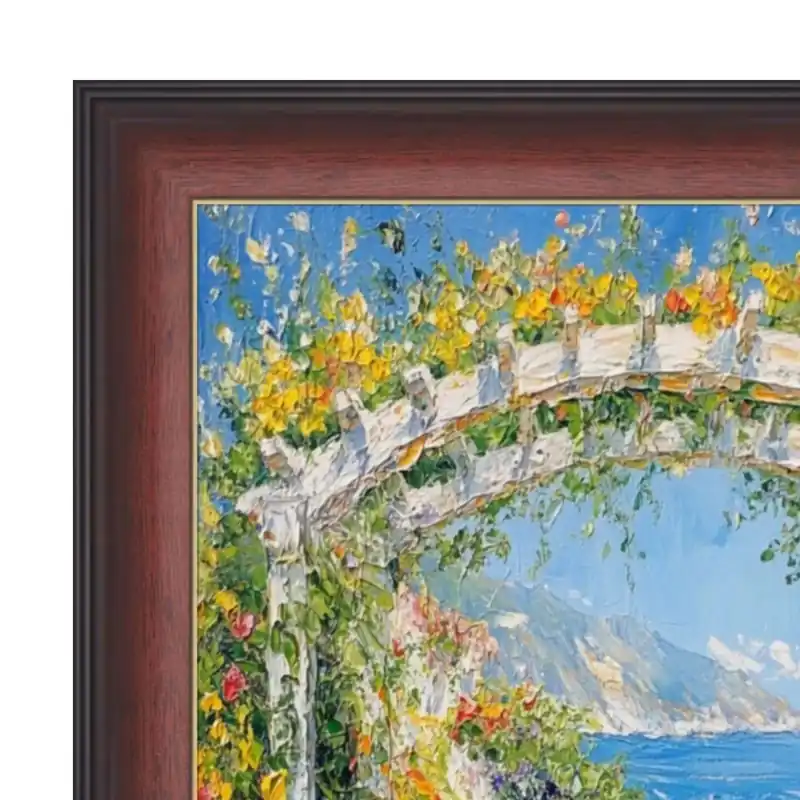 Save Now Diploma Mahogany With Gold Line 30x40 Picture Frame - 30x40 Frame