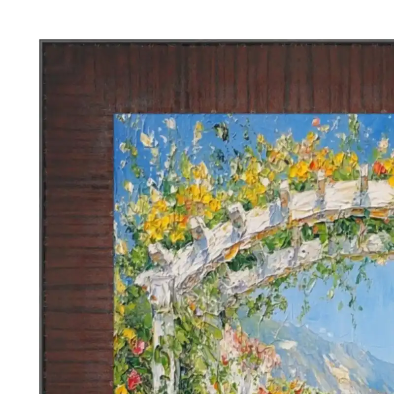 Don’t Miss Out Wood Grain Mahogany Ven Slope 12x18 Picture Frame - 12x18 Frame