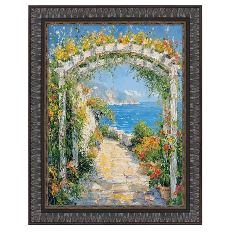 Instant Buy Wheat Leaf Ebony Gold 10x12 Picture Frame - 10x12 Frame