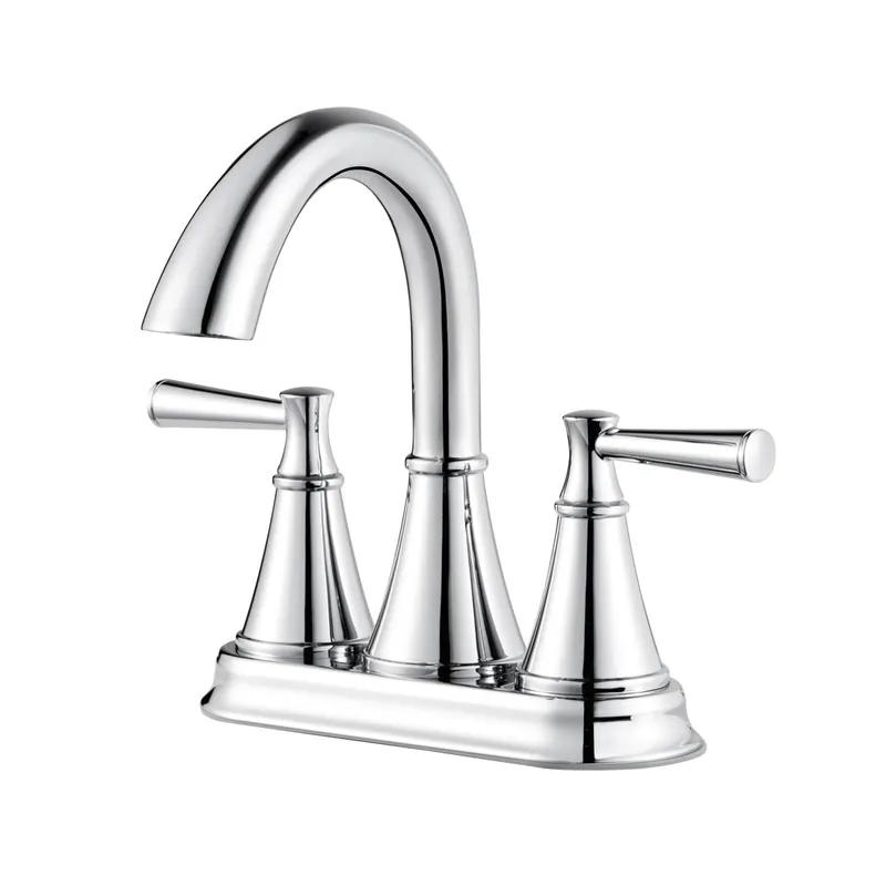 Worldwide Shipping Pfister Cantara 1.2 GPM Centerset Bathroom Faucet with Push & Seal Drain Assembly