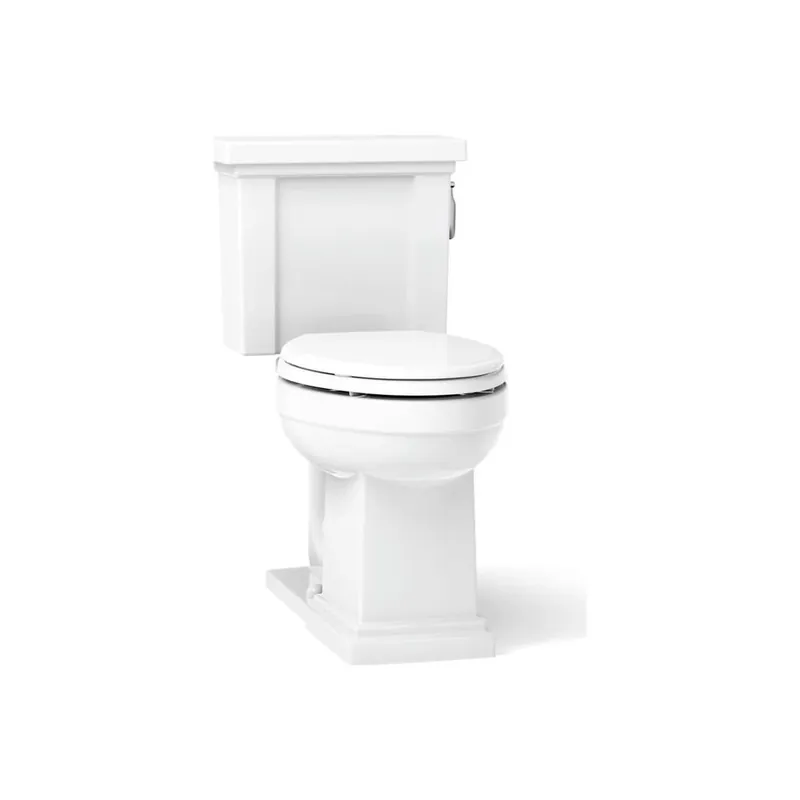 Buy Online Kohler Tresham 1.28 GPF Elongated Chair Height Toilet with Right Hand Lever - Less Seat