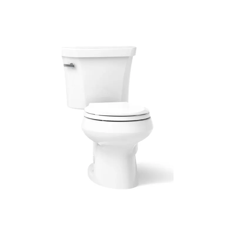 Kohler 1.28 GPF Two-Piece Round Toilet with 12" Rough In, Insuliner and Tank Locks from the Wellworth Collection Free Shipping