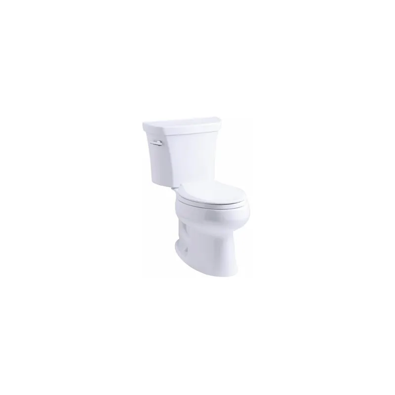 Kohler 1.28 GPF Two-Piece Elongated Toilet with 12" Rough In, Insuliner and Tank Locks from the Wellworth Collection Top Pick