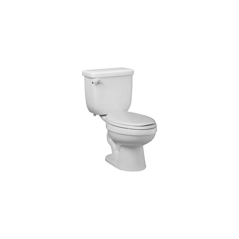 Buy Today PROFLO 1400 Series 1.6 GPF Two-Piece Elongated Toilet with Left Hand Trip Lever and 14" Rough In