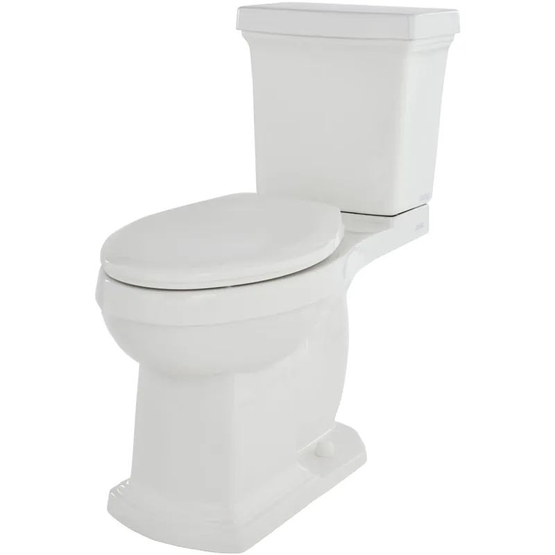 Factory Price Gerber Hinsdale 1.28 GPF Two Piece Elongated Chair Height Toilet with Left Hand Lever - Less Seat
