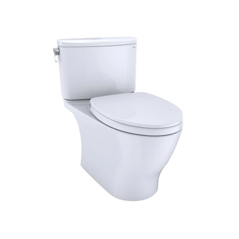 Clearance TOTO Nexus 1.0 GPF Two Piece Elongated Chair Height Toilet with Tornado Flush Technology - Seat Included