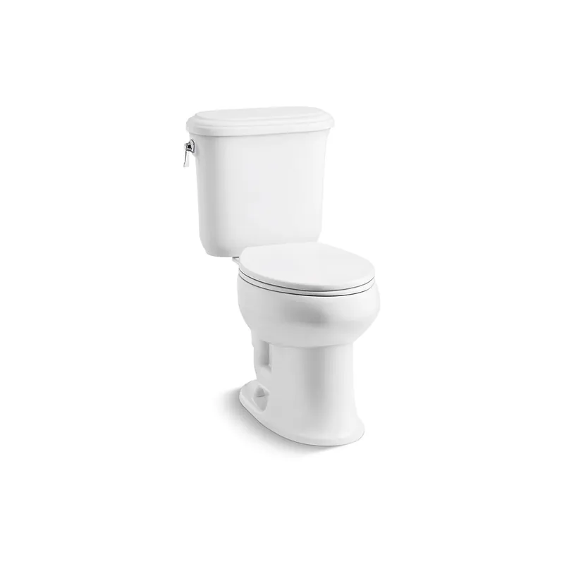 Price Drop Kallista Kennebec 1.2 GPF Two-Piece Elongated Chair Height Toilet with Chrome Trip Lever