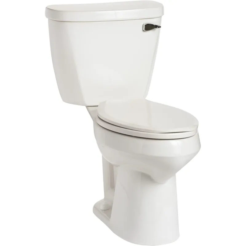 Deal Mansfield Summit 1.6 GPF Two-Piece Elongated Comfort Height Toilet -Less Seat