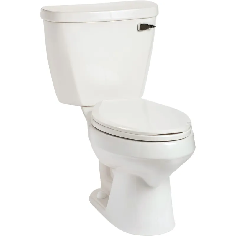 Mansfield Summit 1.28 GPF Two-Piece Elongated Toilet with Right Hand Lever - Less Seat Direct From Manufacturer