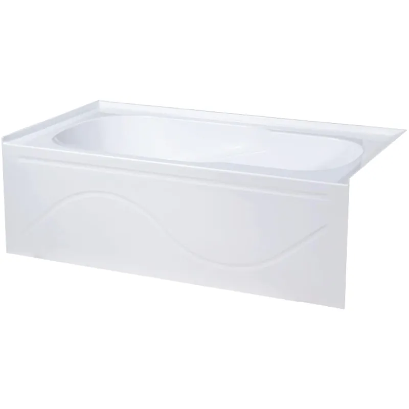 Swiss Madison Ivy 60" x 30" Three Wall Alcove Acrylic Soaking Tub with Left Drain Big Sale