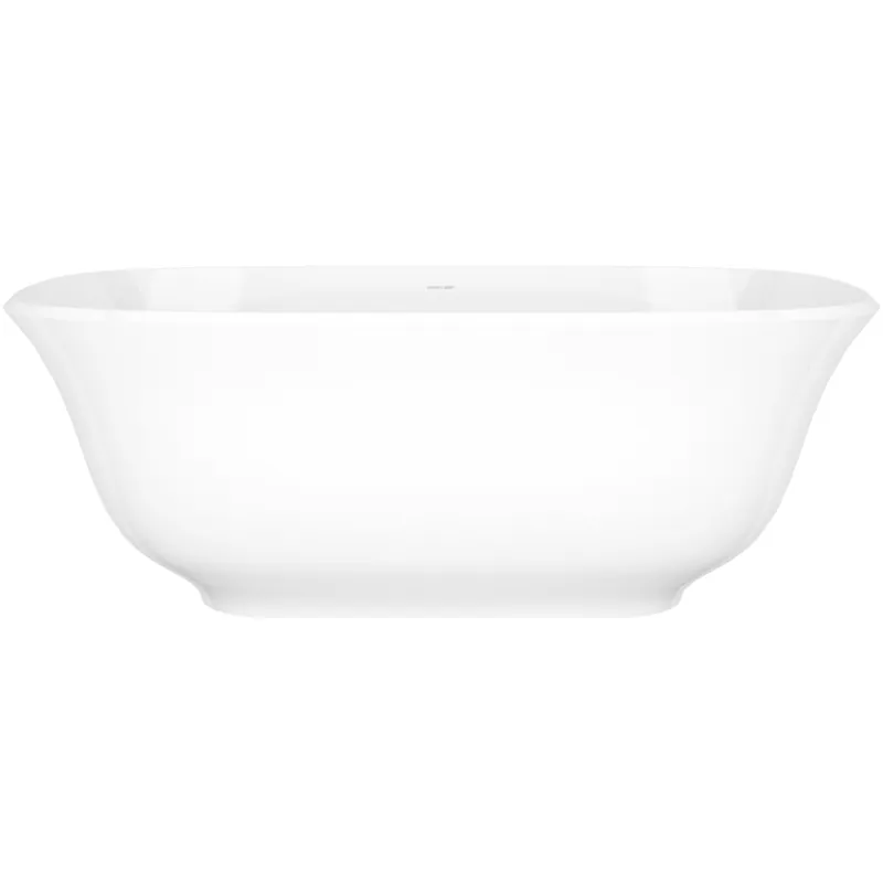 Direct From Manufacturer Victoria and Albert Amiata 65" Free Standing Volcanic Limestone Soaking Tub with Center Drain