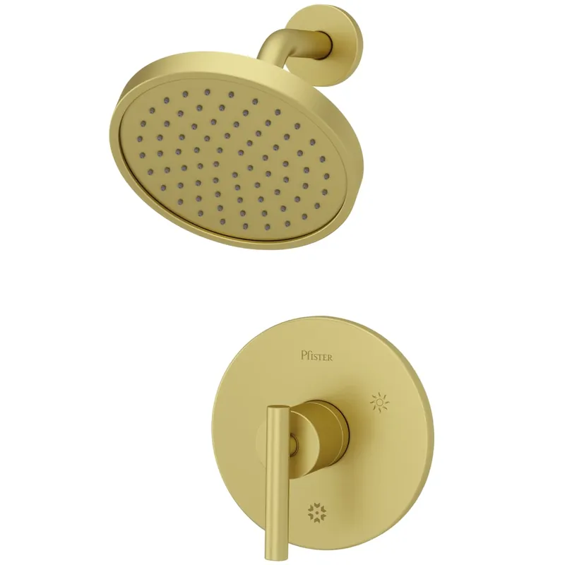 Premium Pfister Contempra Pressure Balanced Shower Only Trim Package with 1.8 GPM Single Function Rain Shower Head