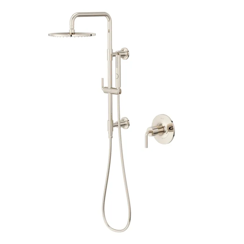 Pfister Tenet Pressure Balanced Shower System with Shower Head, Hand Shower, Slide Bar, Shower Arm, Hose, and Valve Trim - Less Rough-In Valve Get Yours