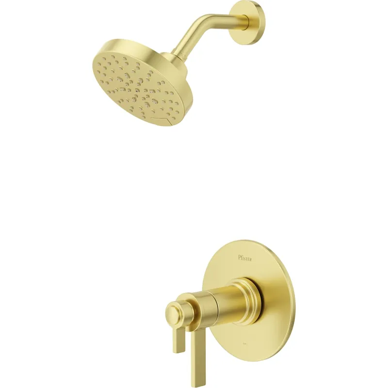 Special Offer Pfister Winter Park Therm Shower Trim with Round Multi-Function Showerhead, 9" Shower Arm & Flange