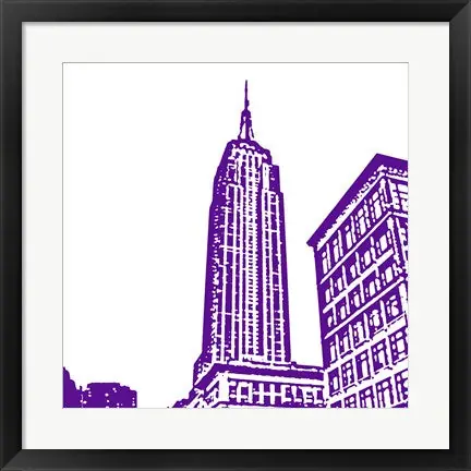 Purple Empire by Veruca Salt - 16x16 \\/ Framed Art Secure Checkout