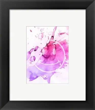 Order Now Splattered Smile - 20x16 \\/ Framed Art
