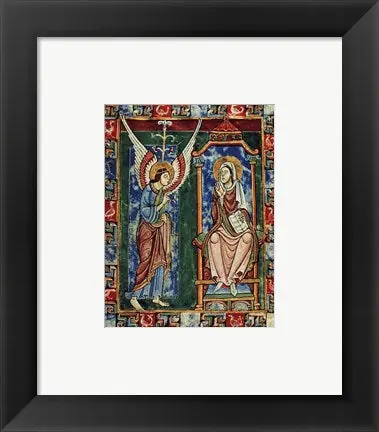 Next Day Delivery St. Albans Psalter - 10x8 \\/ Framed Art