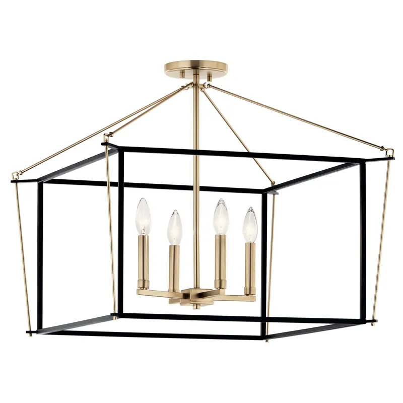 Kichler Eisley 4 Light 24" Wide Semi-flush Ceiling Fixture Get Yours